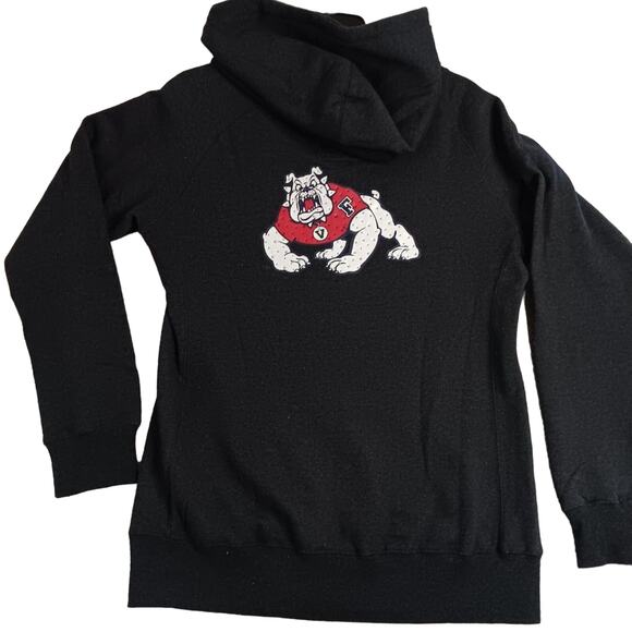 Colosseum Athletics Hoodie Women's Large Dark Charcoal Fresno State Full Zip - Picture 7 of 14